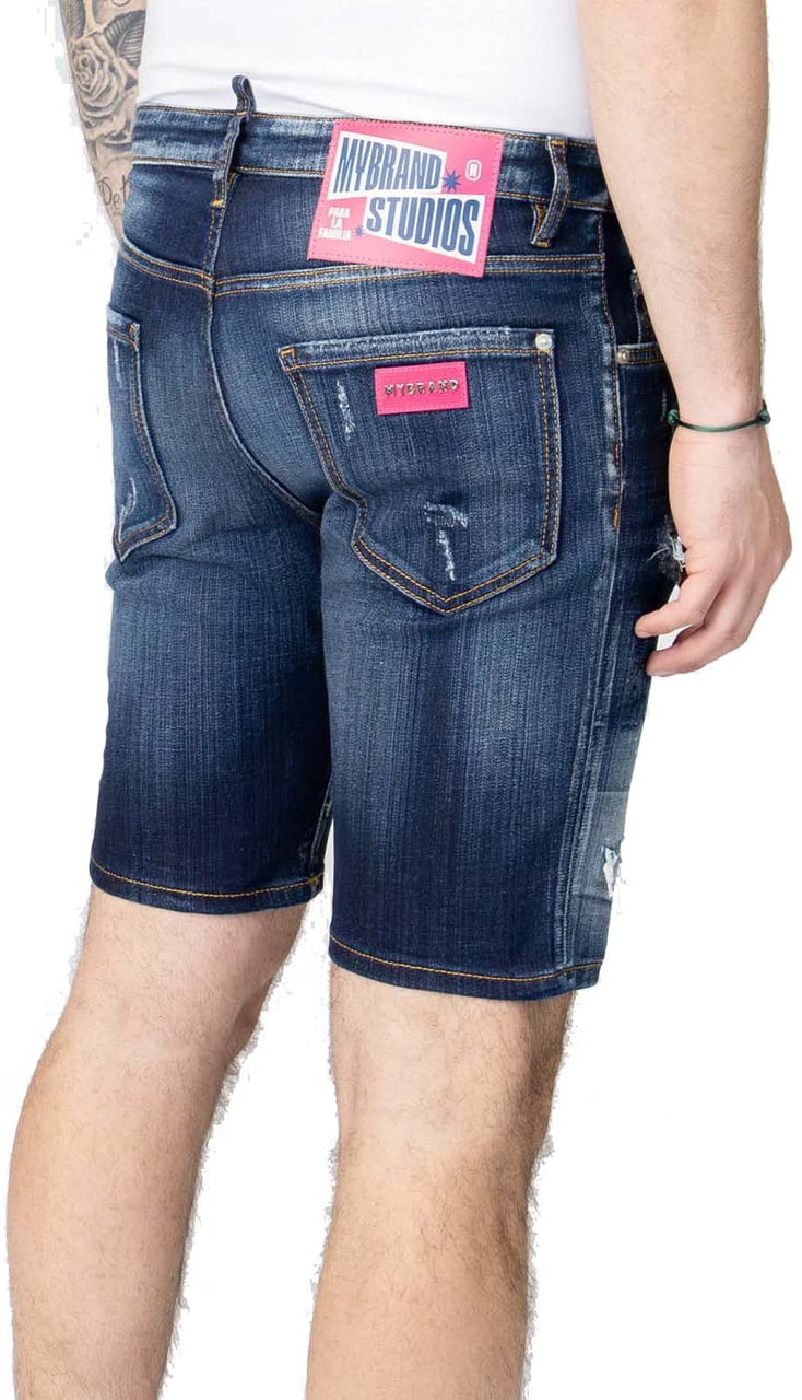 My Brand MB PINK STUDIO SHORT JEANS | DENIM Blauw