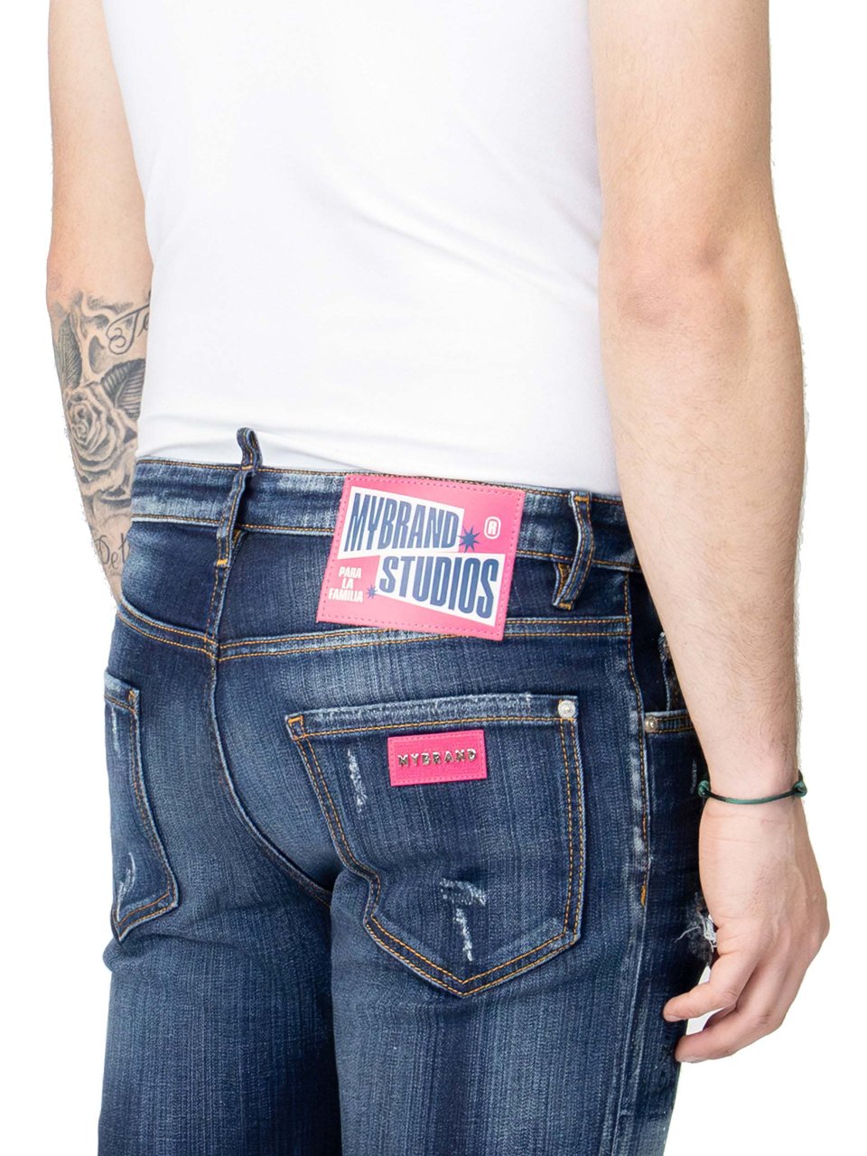 My Brand MB PINK STUDIO SHORT JEANS | DENIM Blauw