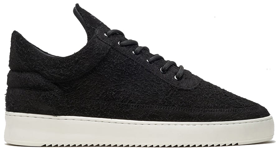 Filling Pieces Heren Fuzz Sneaker Zwart Zwart