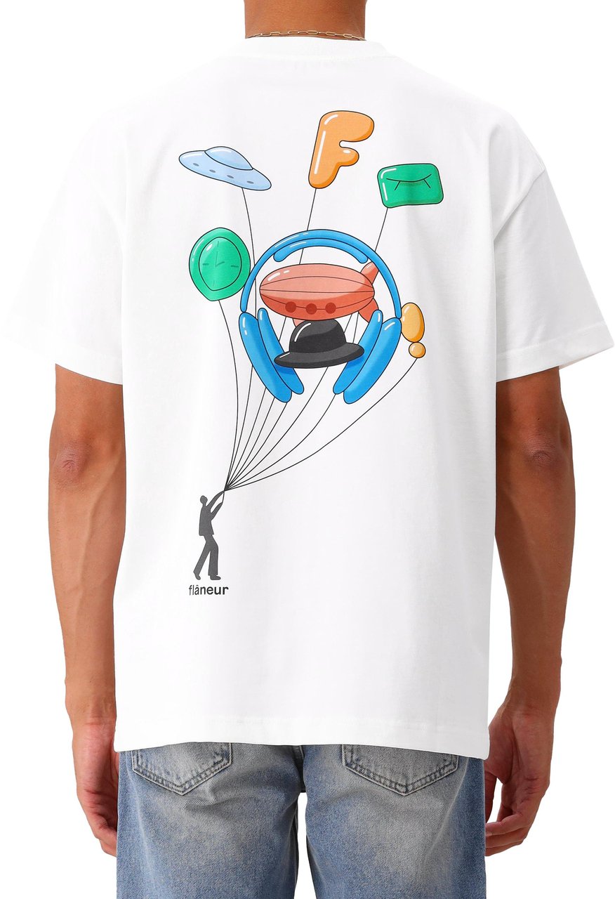 FLÂNEUR Inflatables T-Shirt | White Wit