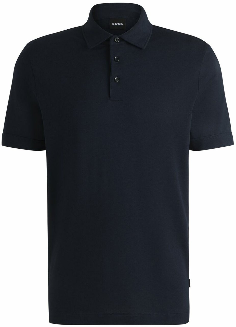Boss Press Polo Blauw