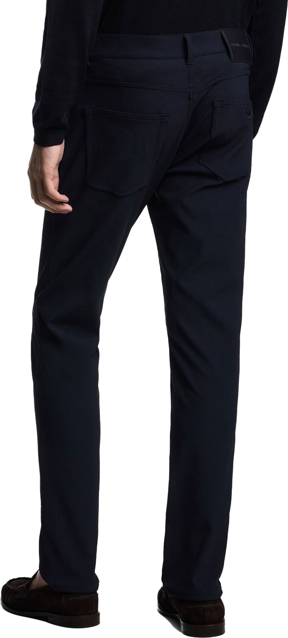 Emporio Armani Pockets Pant Iconico Blu Nav Blauw