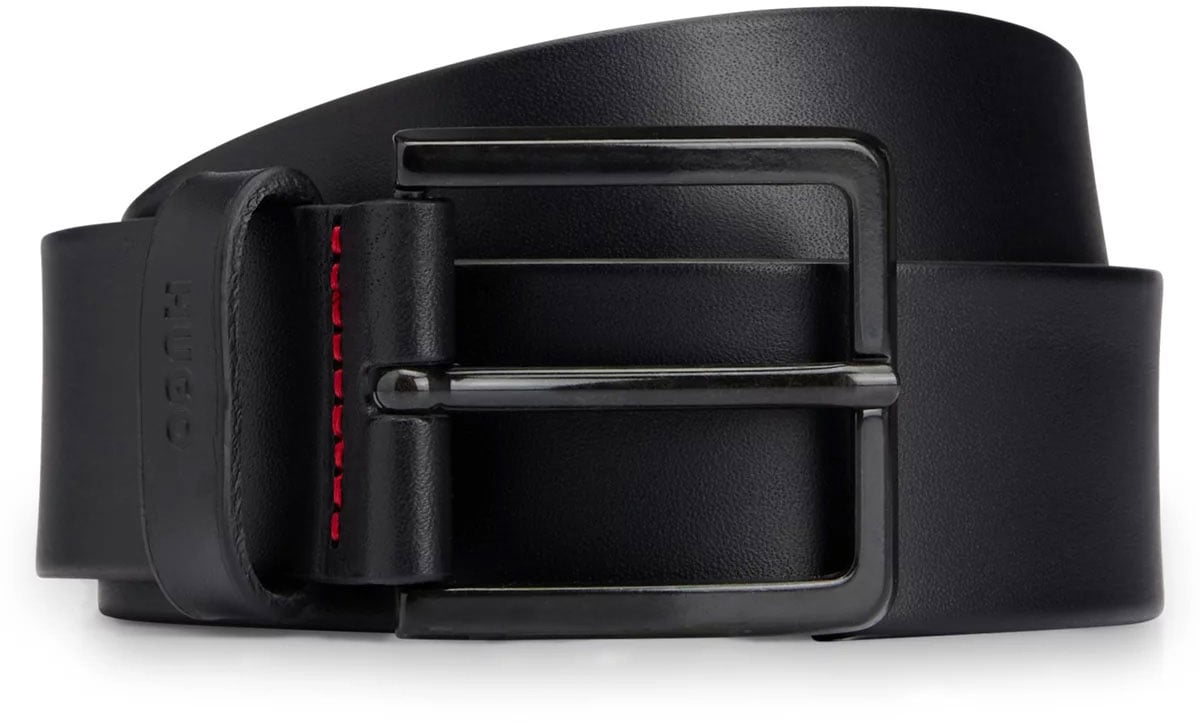Boss Gionios Black Buckle Black Zwart