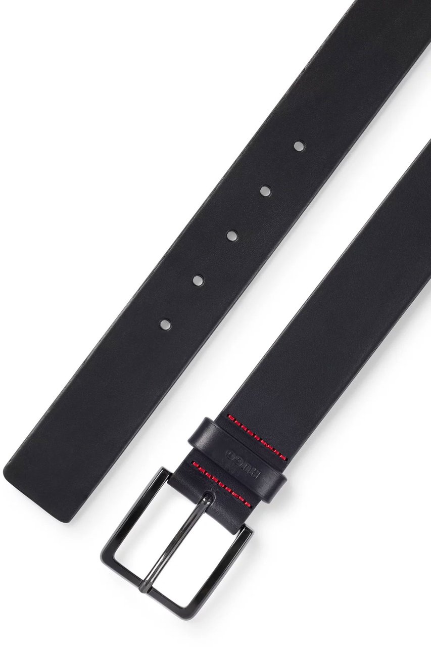 Boss Gionios Black Buckle Black Zwart