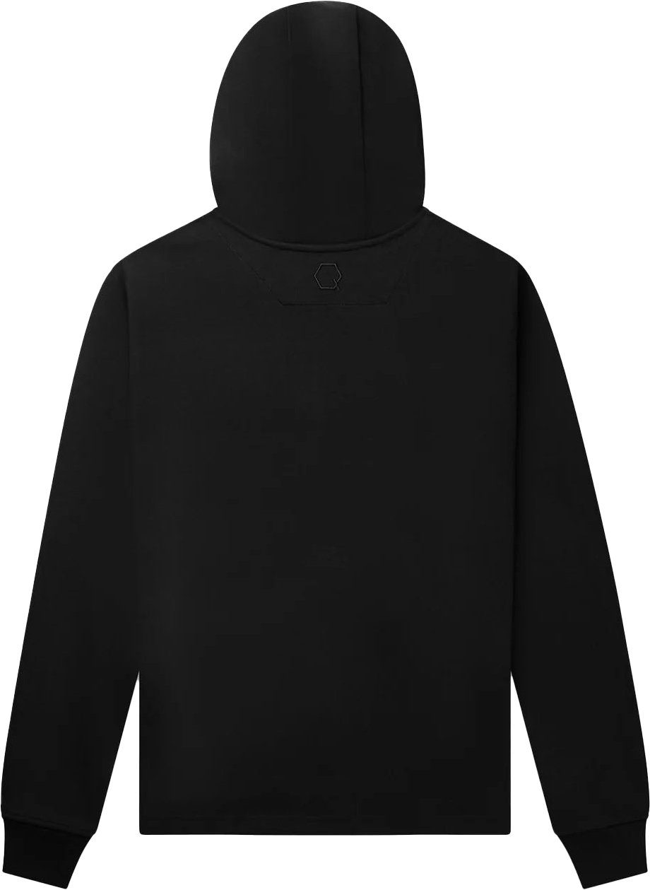 BALR Q-Series Regular Fit Hoodie Jet Bla Zwart