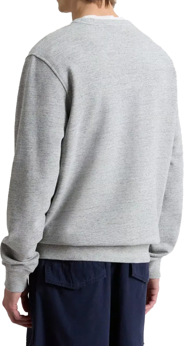 Woolrich Mouline Crewneck Medium Grey Grijs