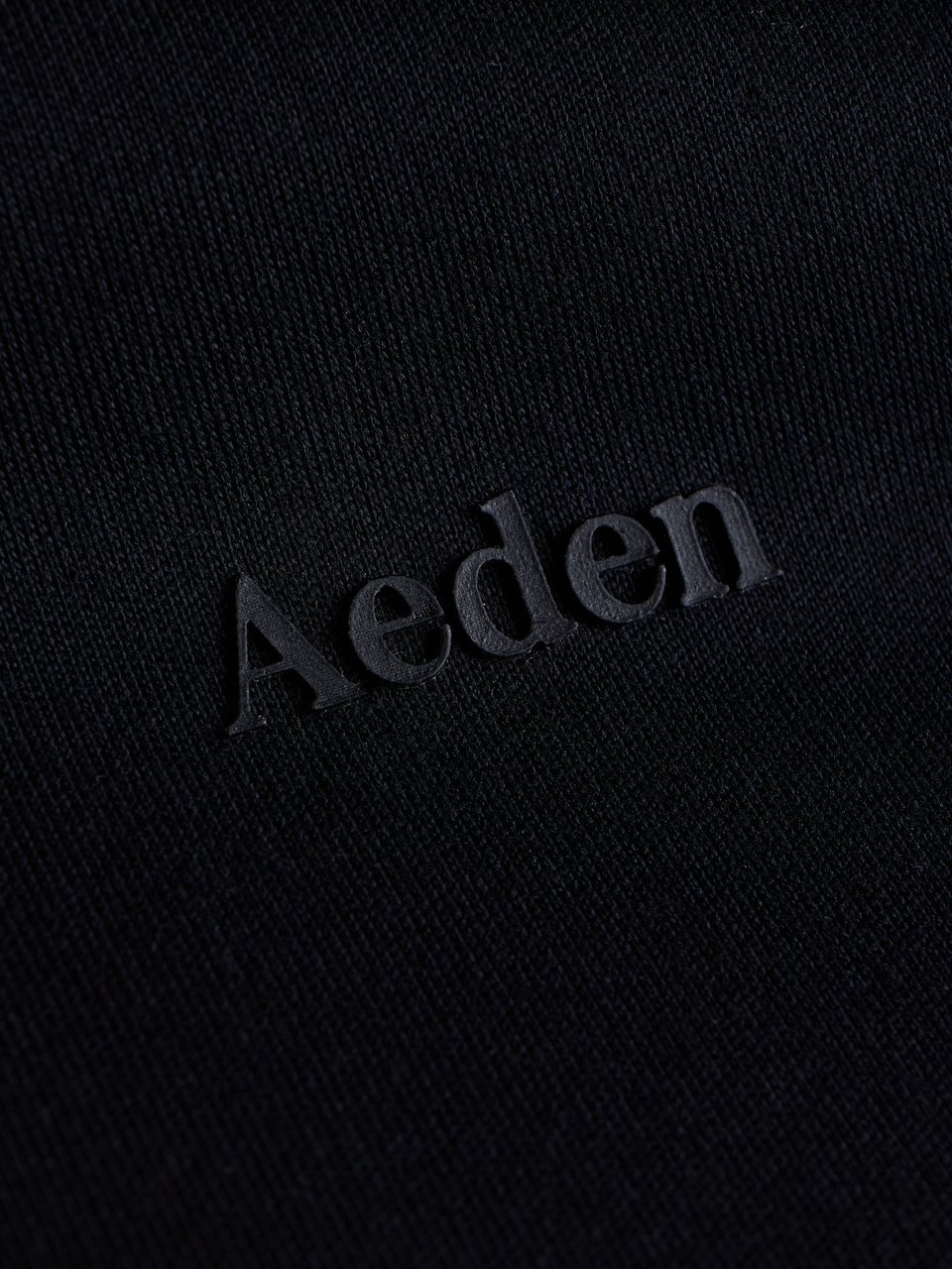 Aeden Misty Tee Black Zwart