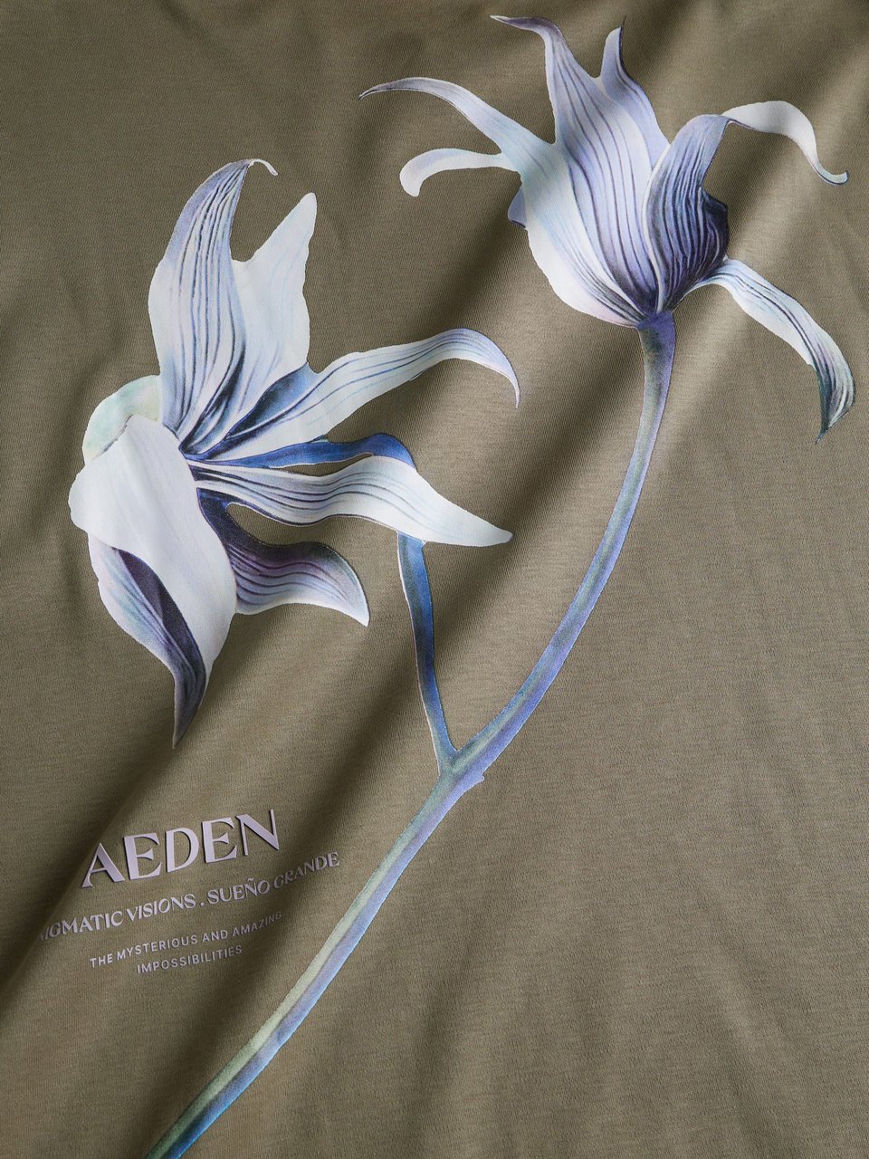 Aeden Misty Tee Vetiver Groen