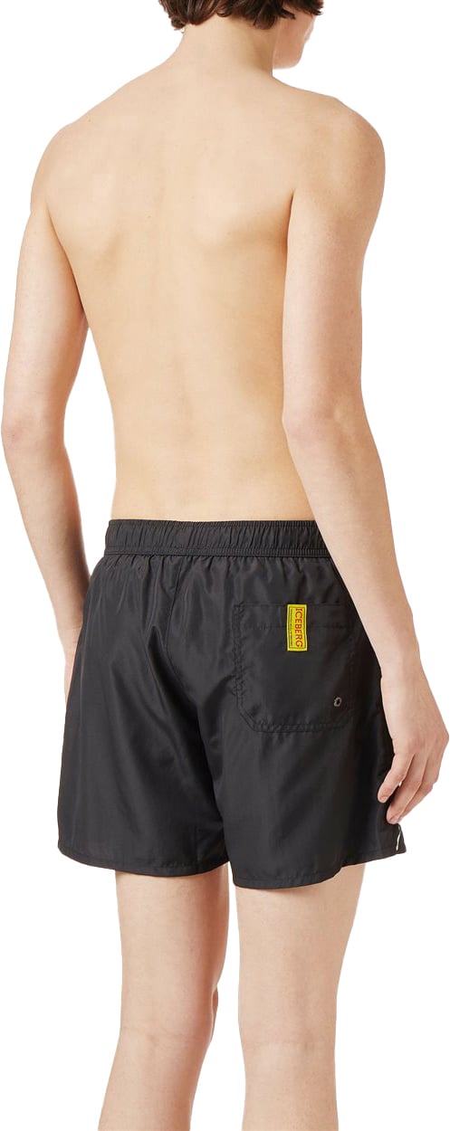 Iceberg Swimshort Tom Black Zwart