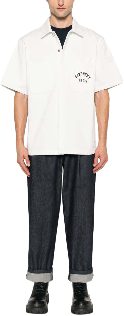Givenchy Shirts Ivoire Wit