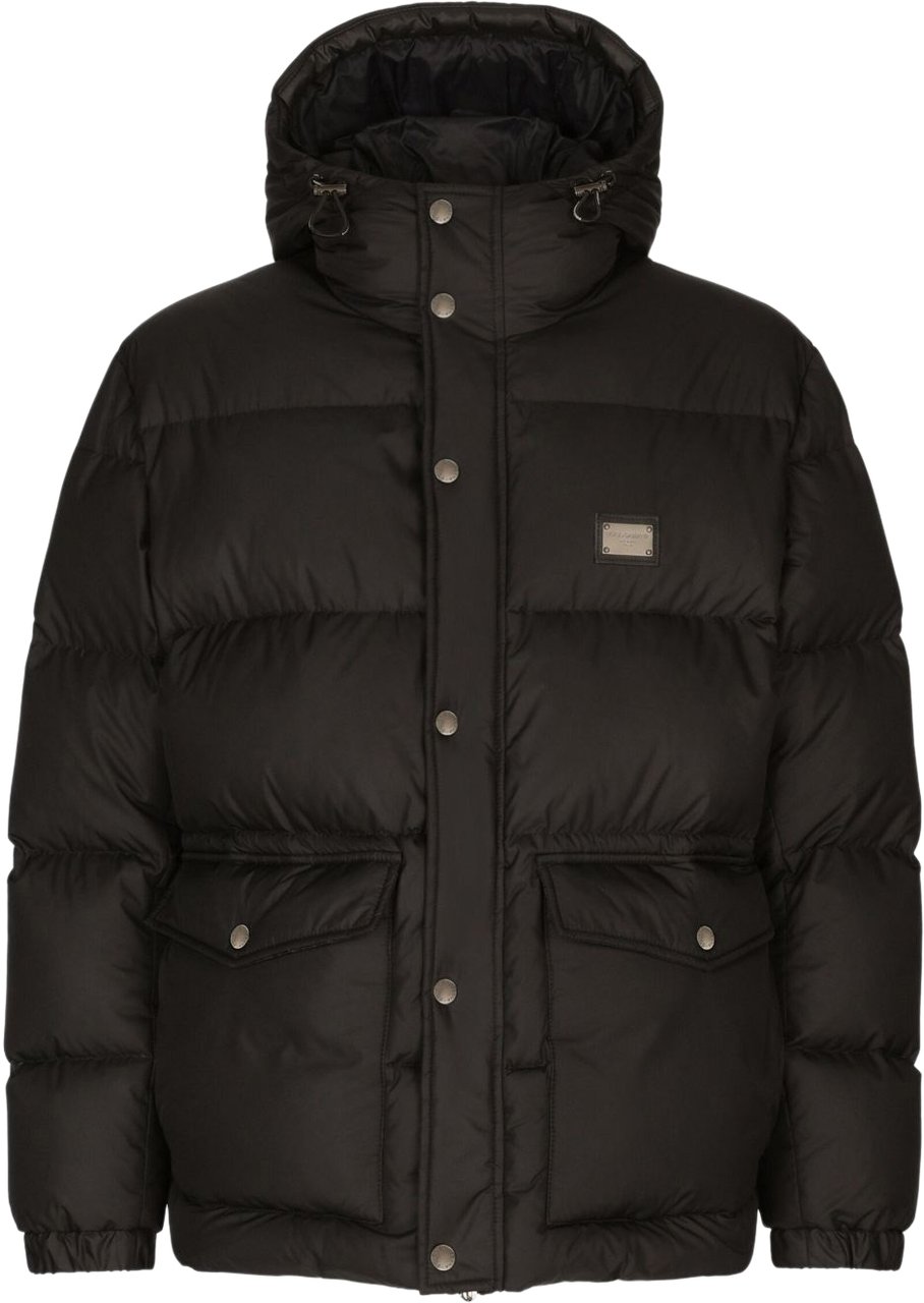 Dolce & Gabbana Coats Black Zwart