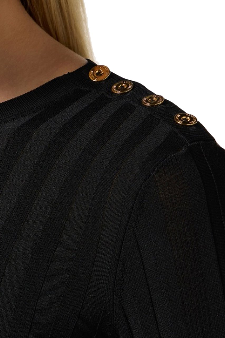 Elisabetta Franchi Sweaters Black Zwart