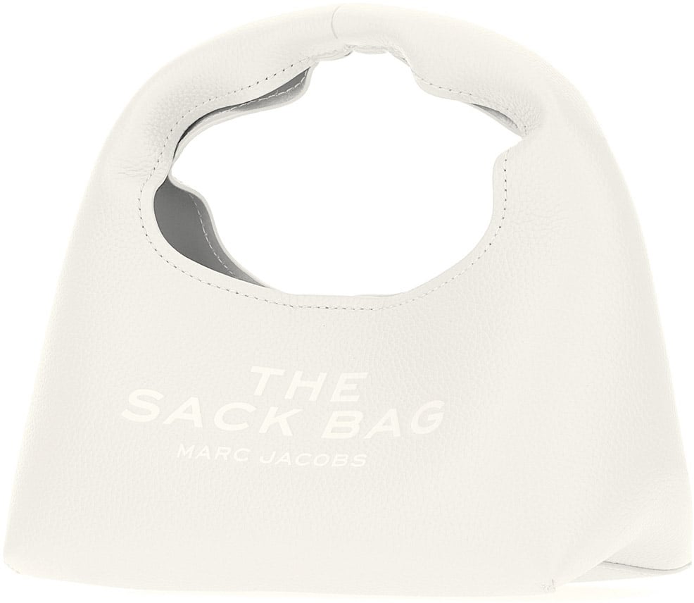 Marc Jacobs Marc Jacobs Chalk leather The Sack handbag Wit
