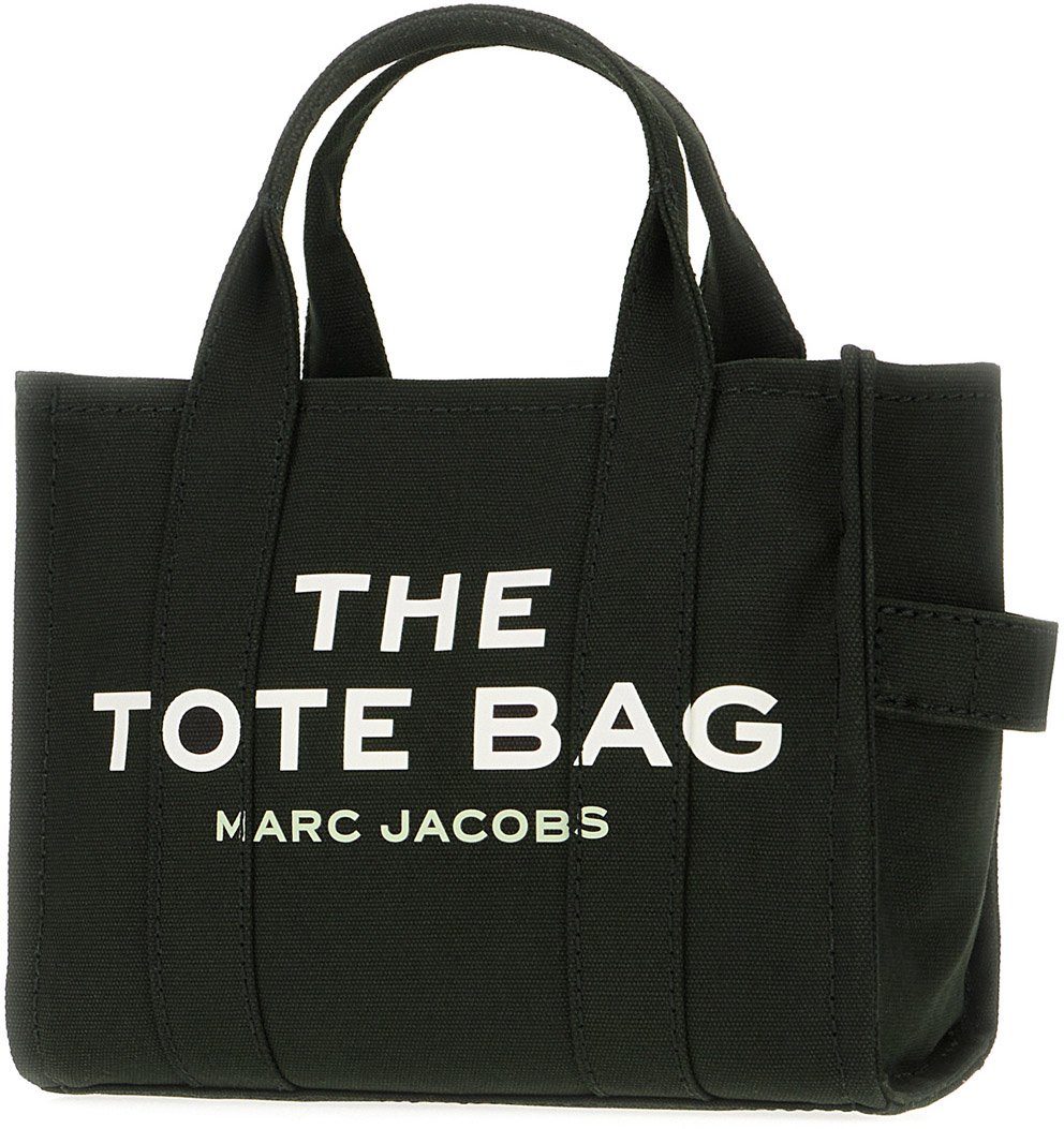 Marc Jacobs Marc Jacobs Dark green canvas small Tote handbag Groen