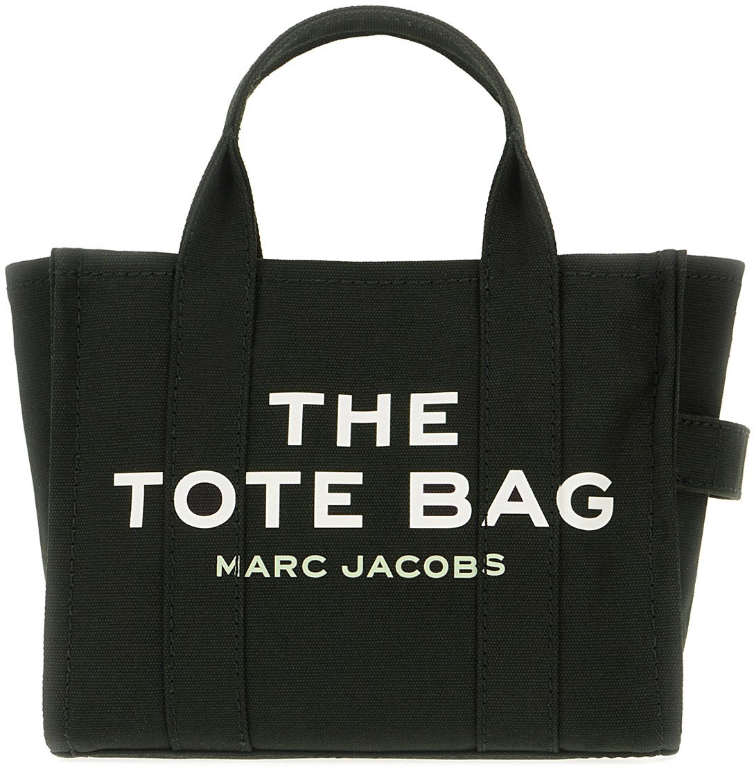 Marc Jacobs Marc Jacobs Dark green canvas small Tote handbag Groen