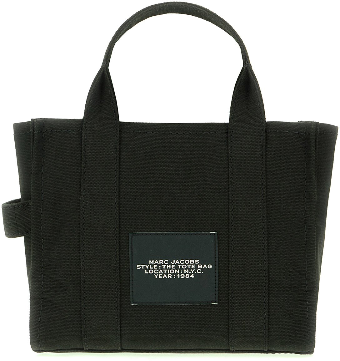 Marc Jacobs Marc Jacobs Dark green canvas small Tote handbag Groen