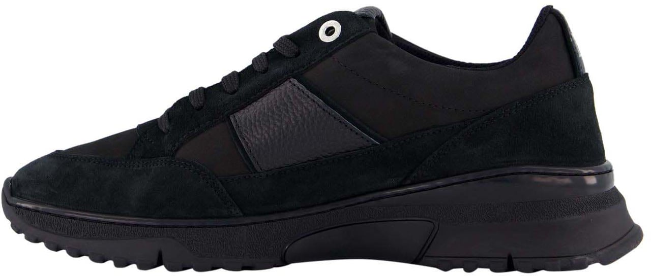 Mason Garments Heren Tia Runner Sneaker Zwart Zwart