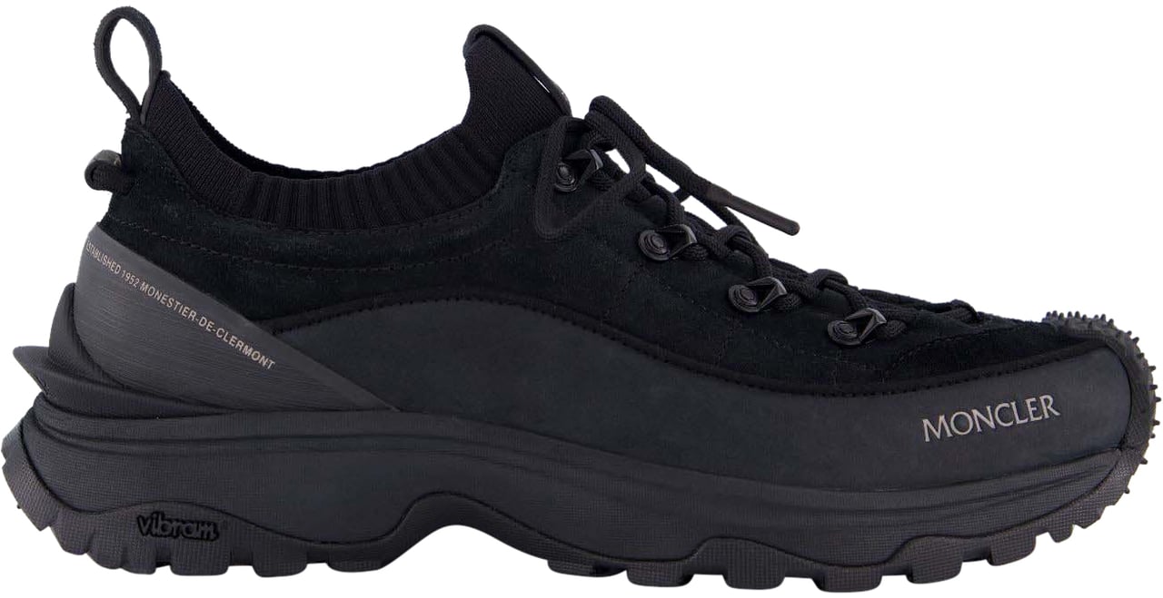Moncler Heren Trailgrip Lite3 Sneaker Zwart Wit