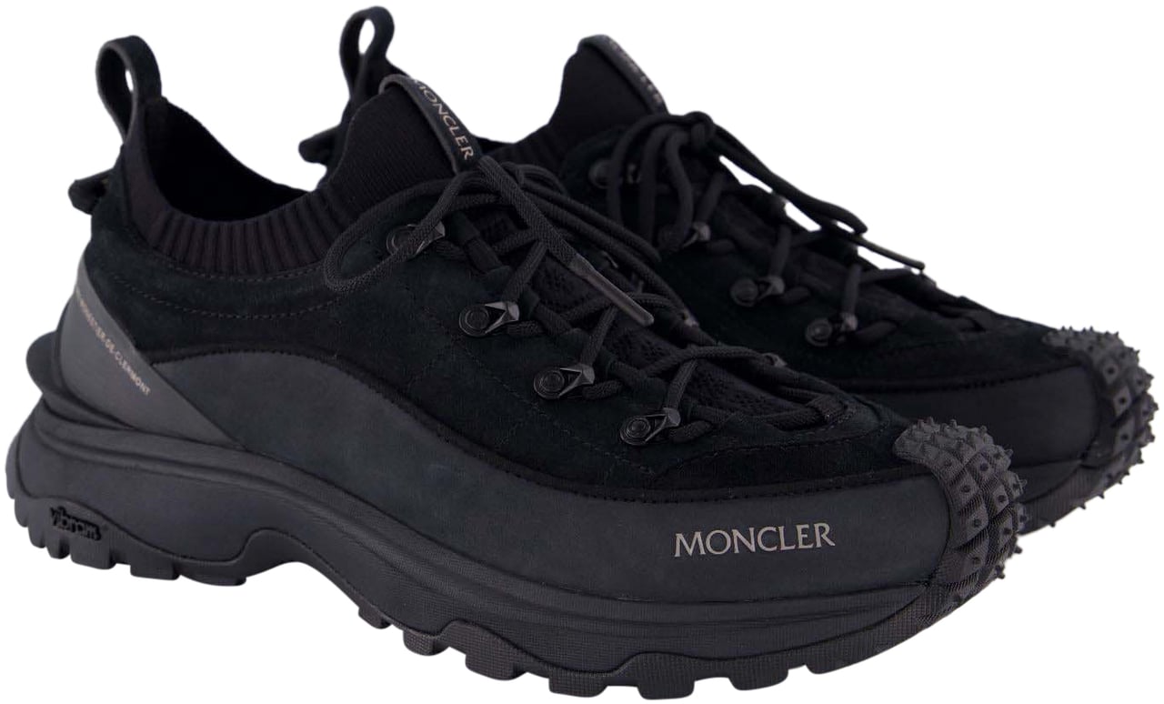 Moncler Heren Trailgrip Lite3 Sneaker Zwart Wit
