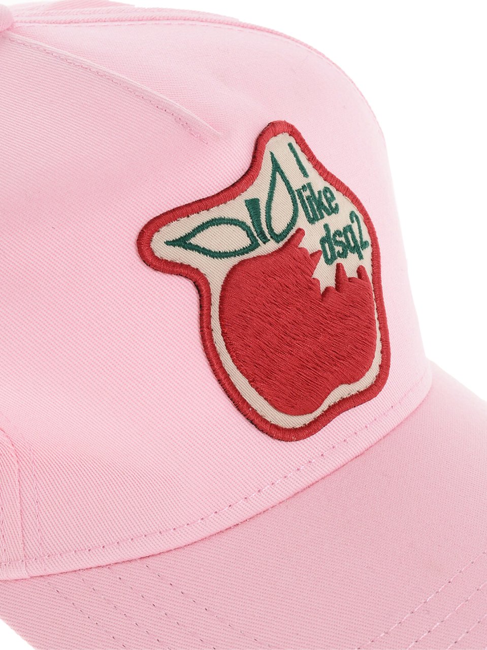 Dsquared2 Patch Logo Baseball Cap Roze