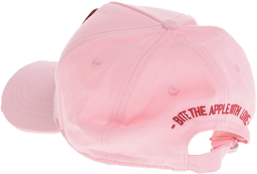 Dsquared2 Patch Logo Baseball Cap Roze