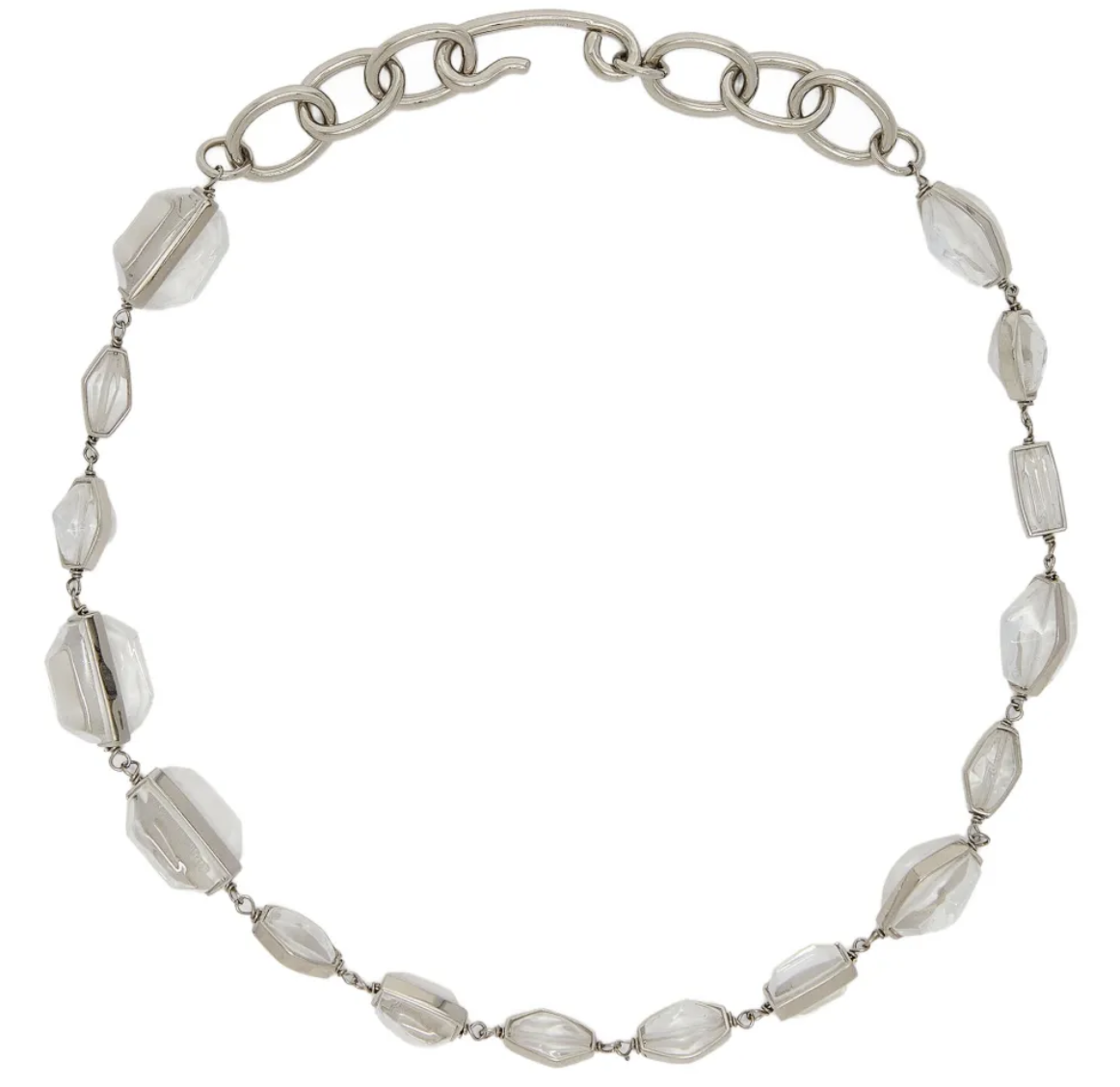 Jil Sander Gw13 Necklace 3 Pearl Zilver
