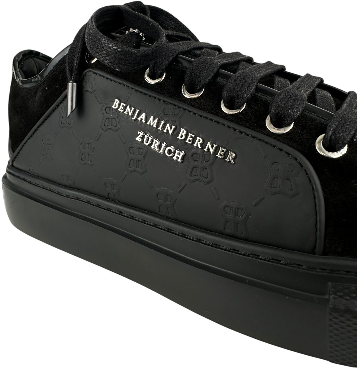 Benjamin Berner Heren Sneaker Zwart