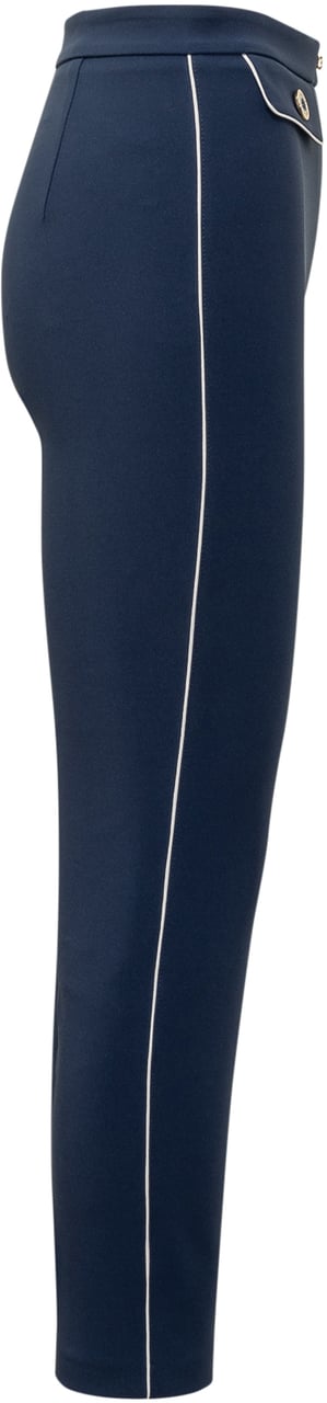 Elisabetta Franchi Pantaloni Blauw