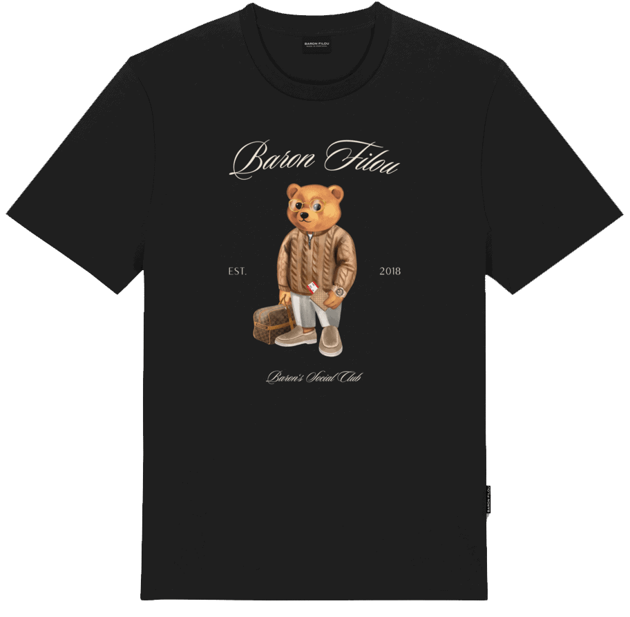 Baron Filou T-Shirt Filou CXLVI. Baron's Social Club Zwart