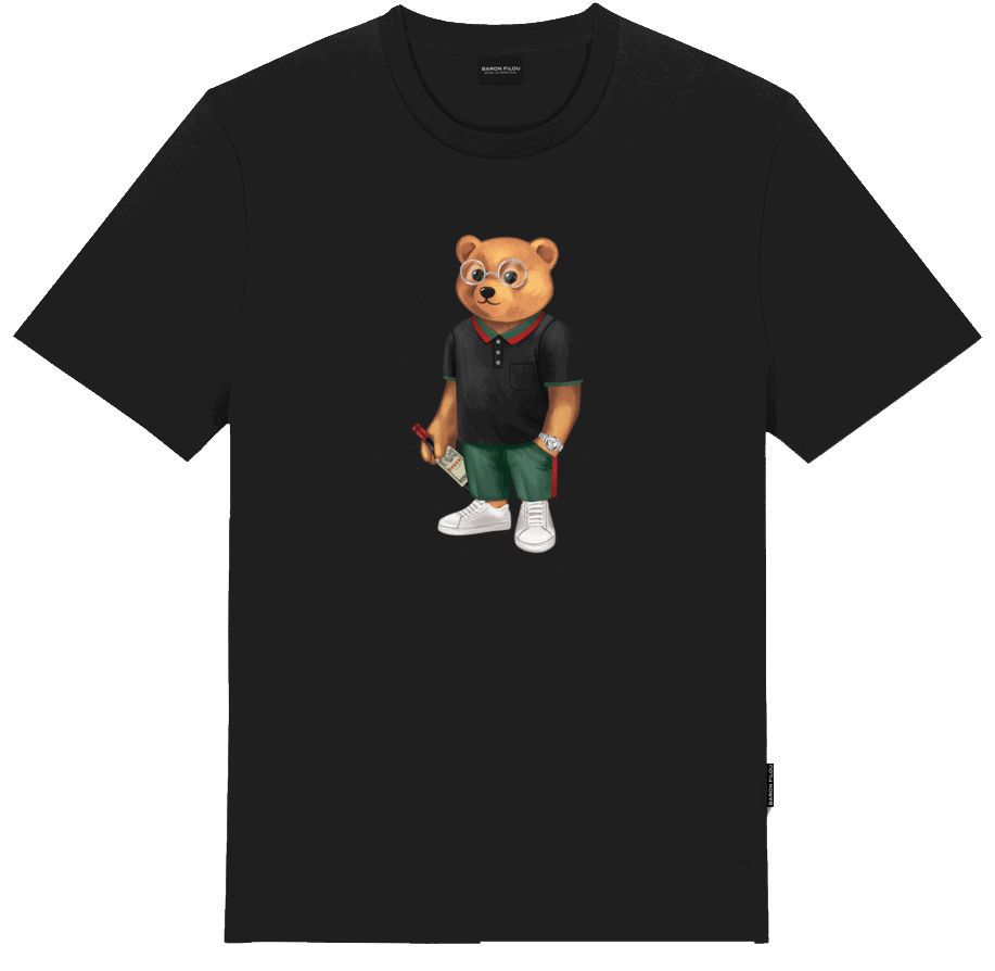 Baron Filou T-Shirt Filou CIX. Zwart