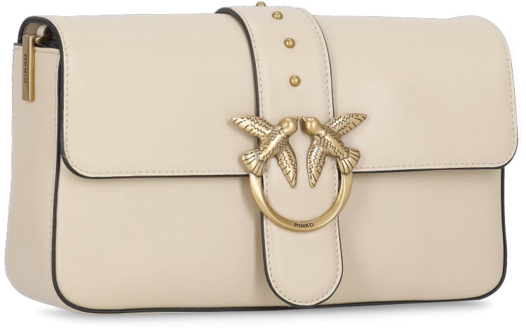 Pinko Crossbody bag 'Love One Classic' Beige