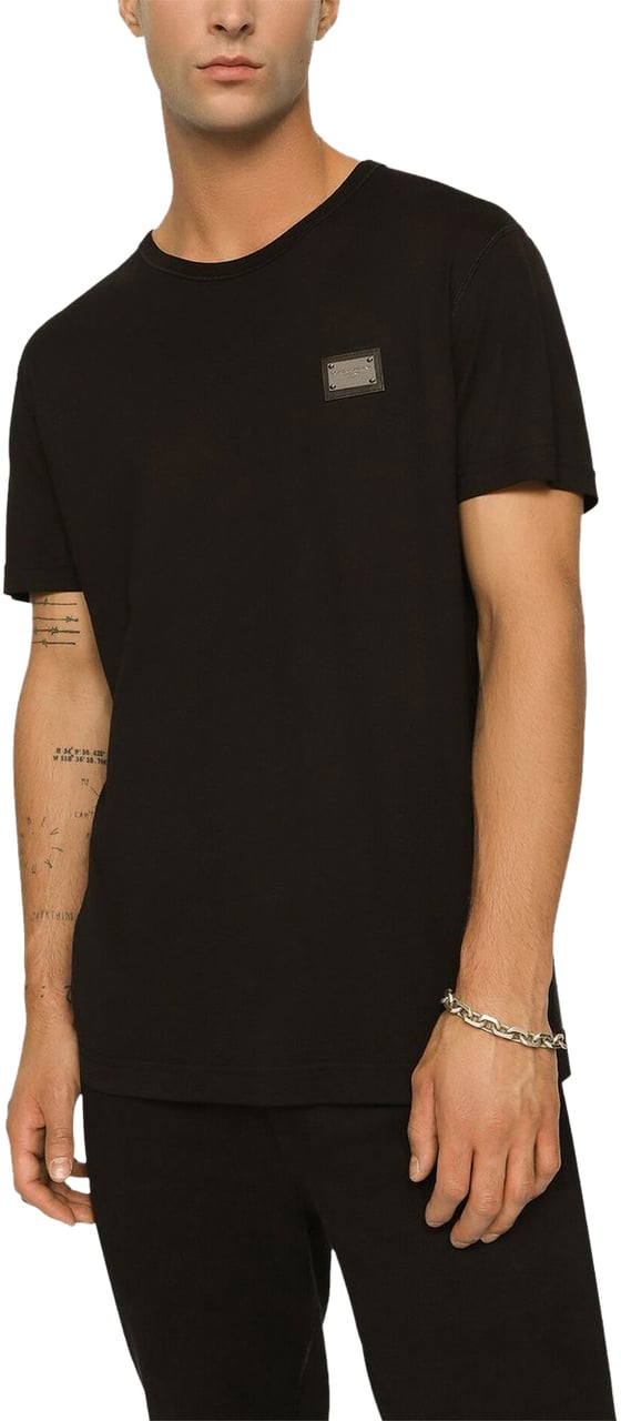 Dolce & Gabbana T-shirts And Polos Black Zwart