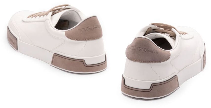 Dolce & Gabbana Sneaker in Pelle Bruin
