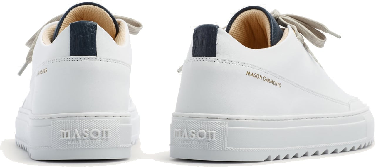 Mason Garments Torino Bicolore Navy Wit