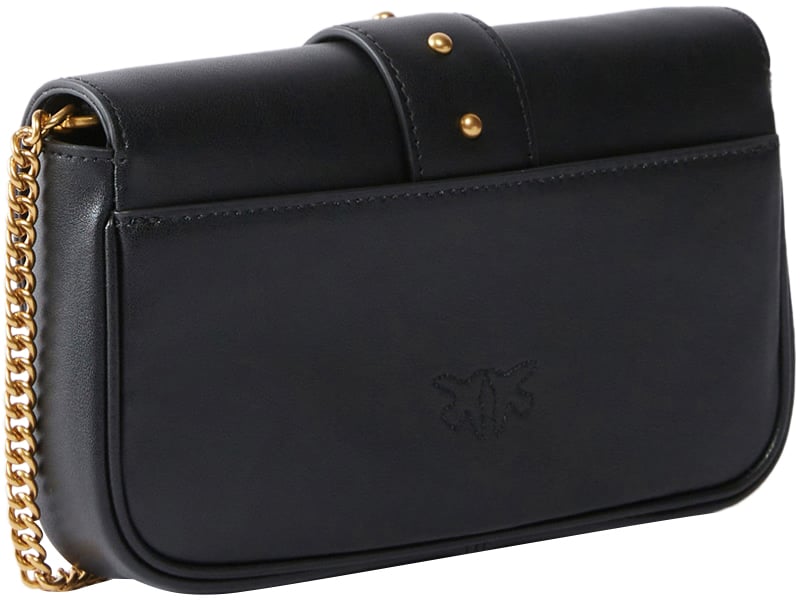 Pinko Bags Neroantique Gold Goud