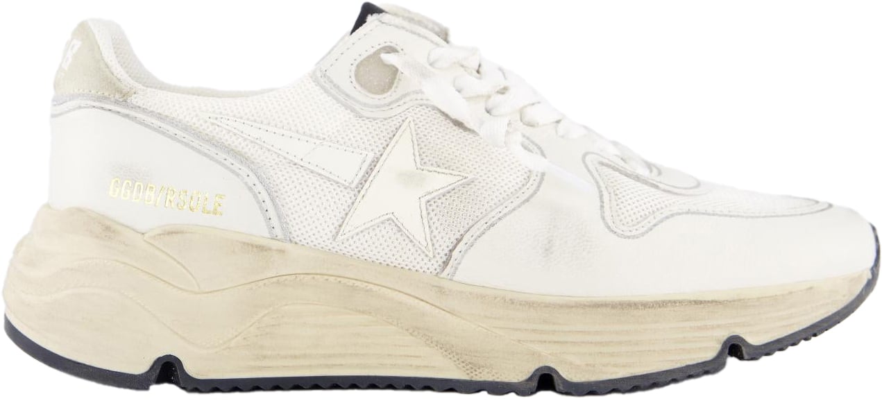 Golden Goose Dames Running Sole Sneaker Wit Wit
