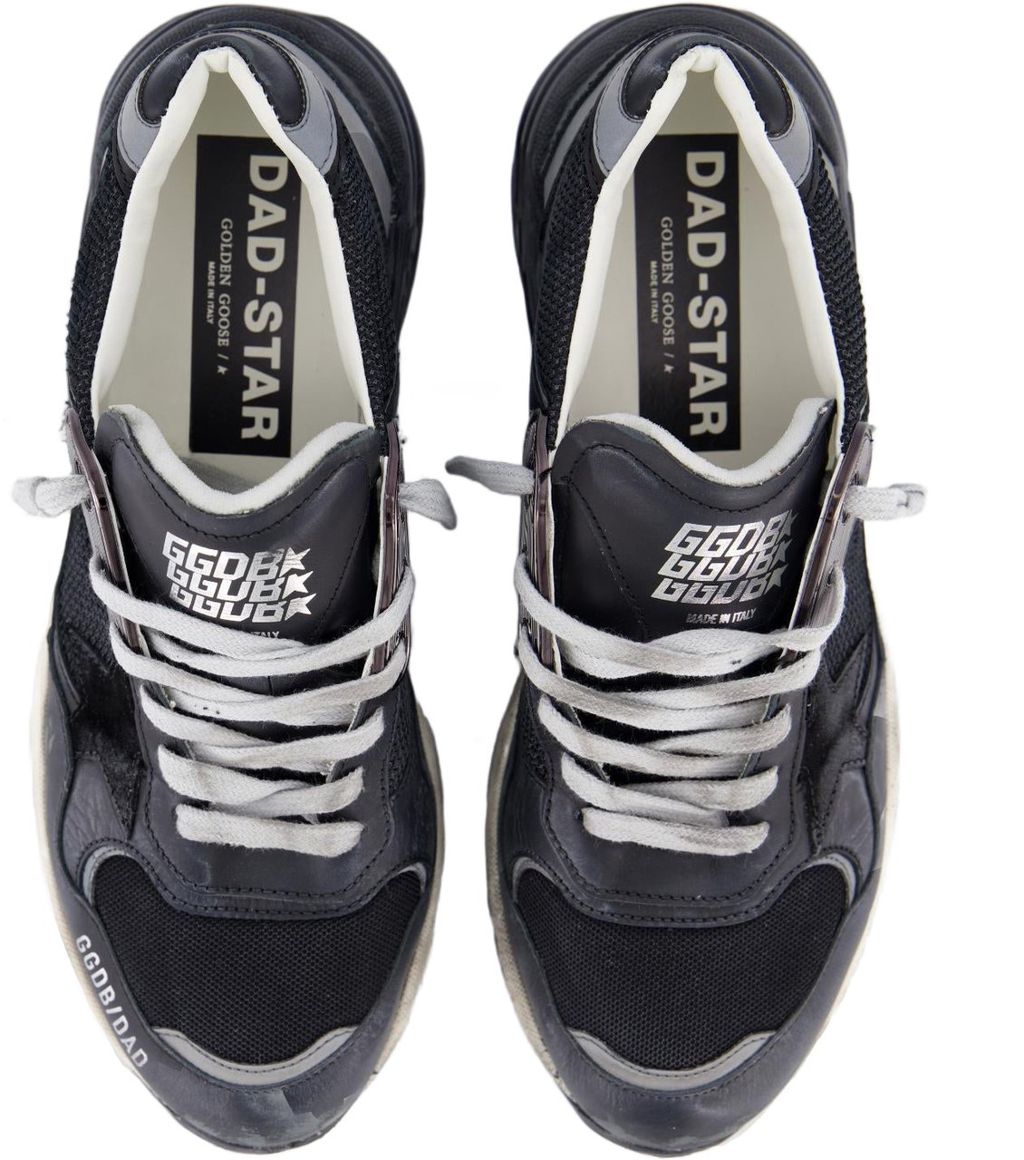 Golden Goose Heren Running Dad Sneaker Zwart Zwart