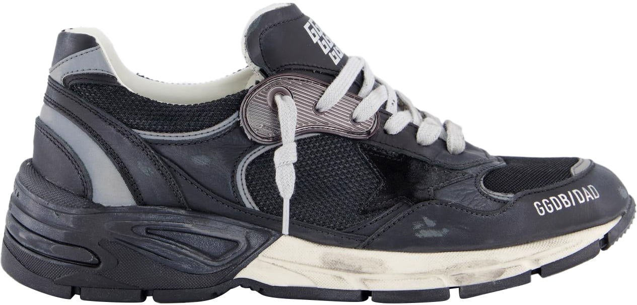 Golden Goose Heren Running Dad Sneaker Zwart Zwart
