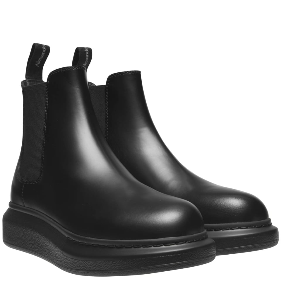 Alexander McQueen Hybrid Chelsea Boots Zwart