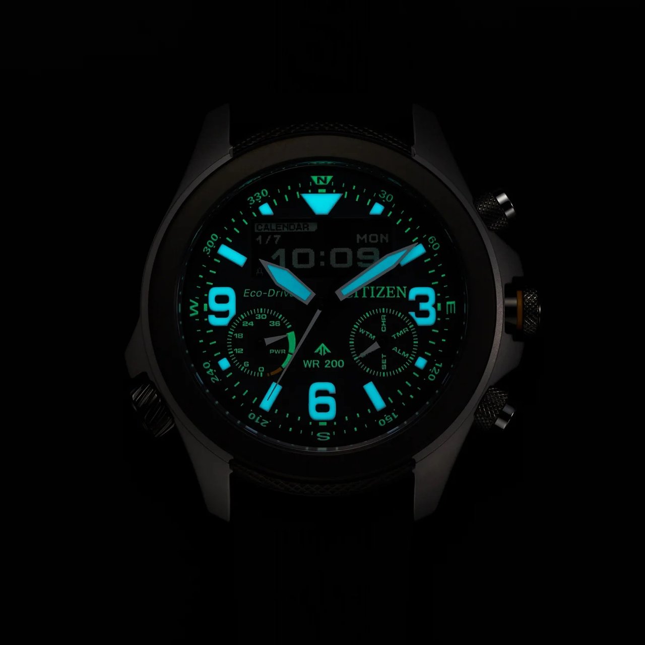 Citizen JV1007-07E Promaster Land horloge Zwart