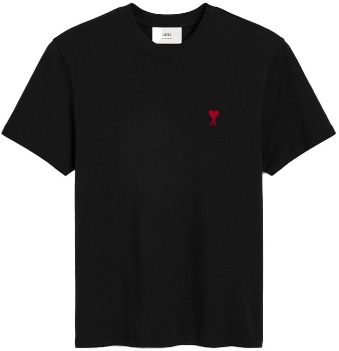 AMI Paris T-Shirts And Polos Black Zwart