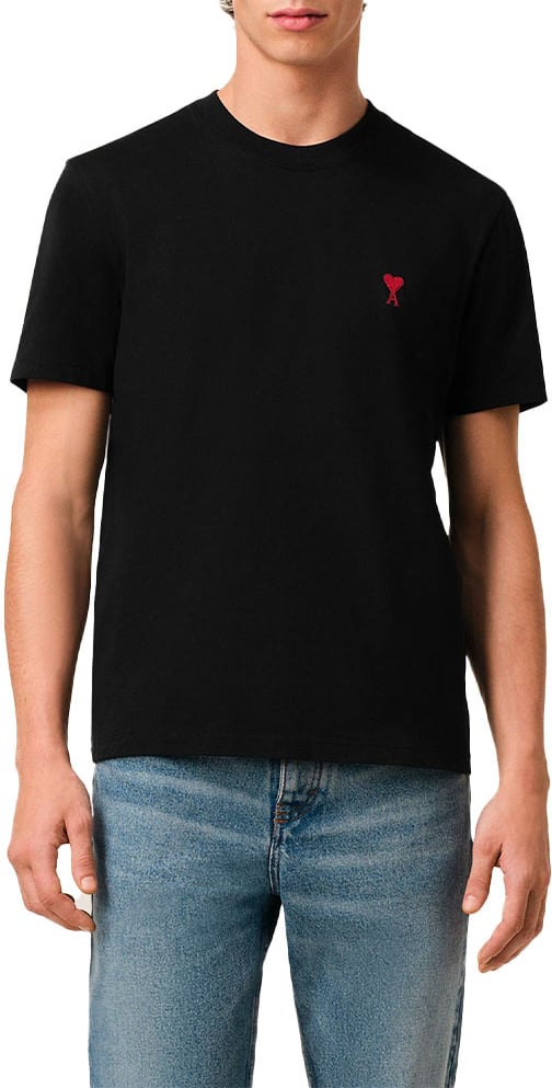 AMI Paris T-Shirts And Polos Black Zwart