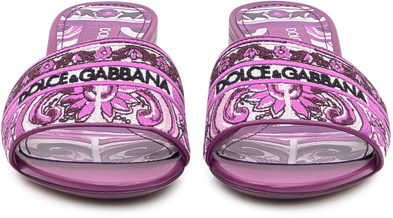 Dolce & Gabbana Sandals Purple Paars