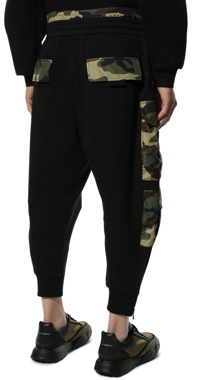 Dolce & Gabbana Dolce & Gabbana Camo Sweatpants Zwart