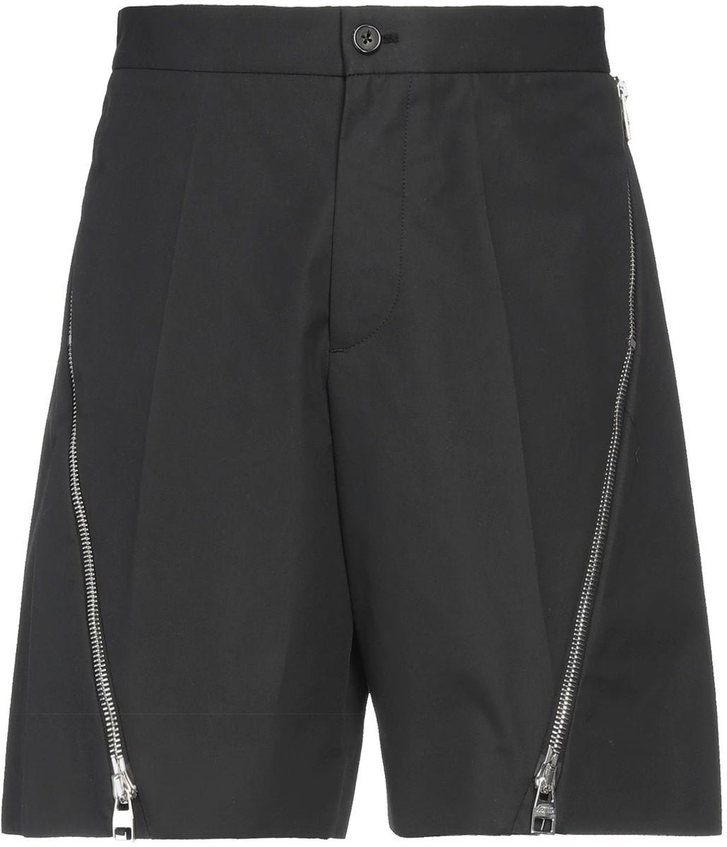 Alexander McQueen Alexander McQueen Cotton Bermuda Zwart