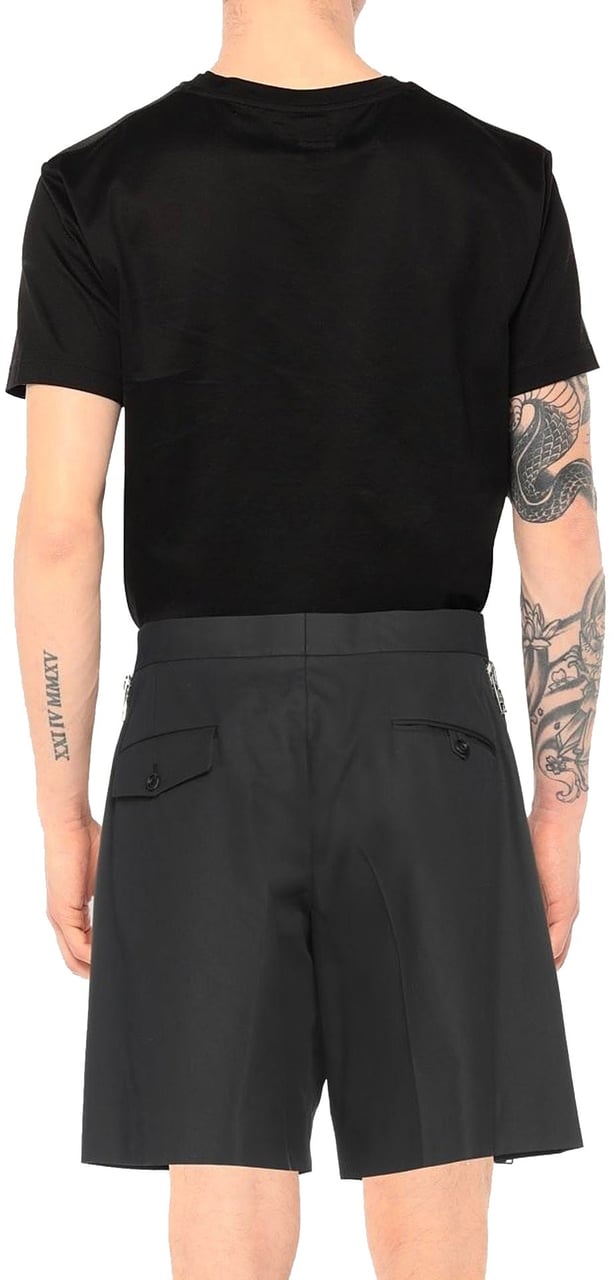 Alexander McQueen Alexander McQueen Cotton Bermuda Zwart