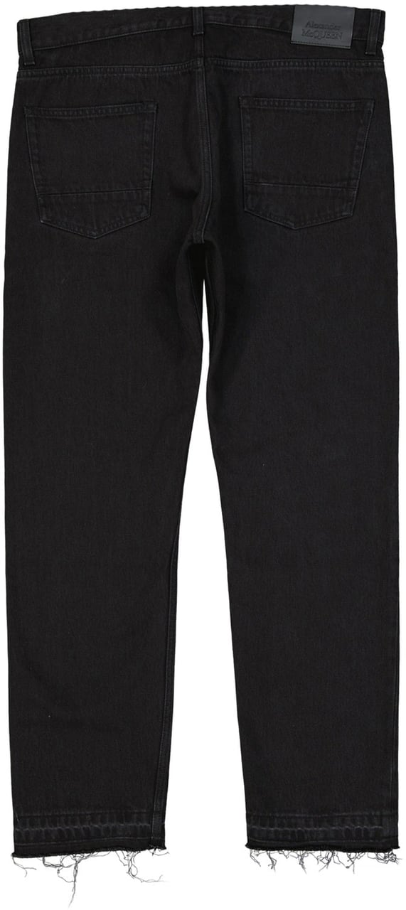 Alexander McQueen Alexander McQueen Cotton Denim Jeans Zwart