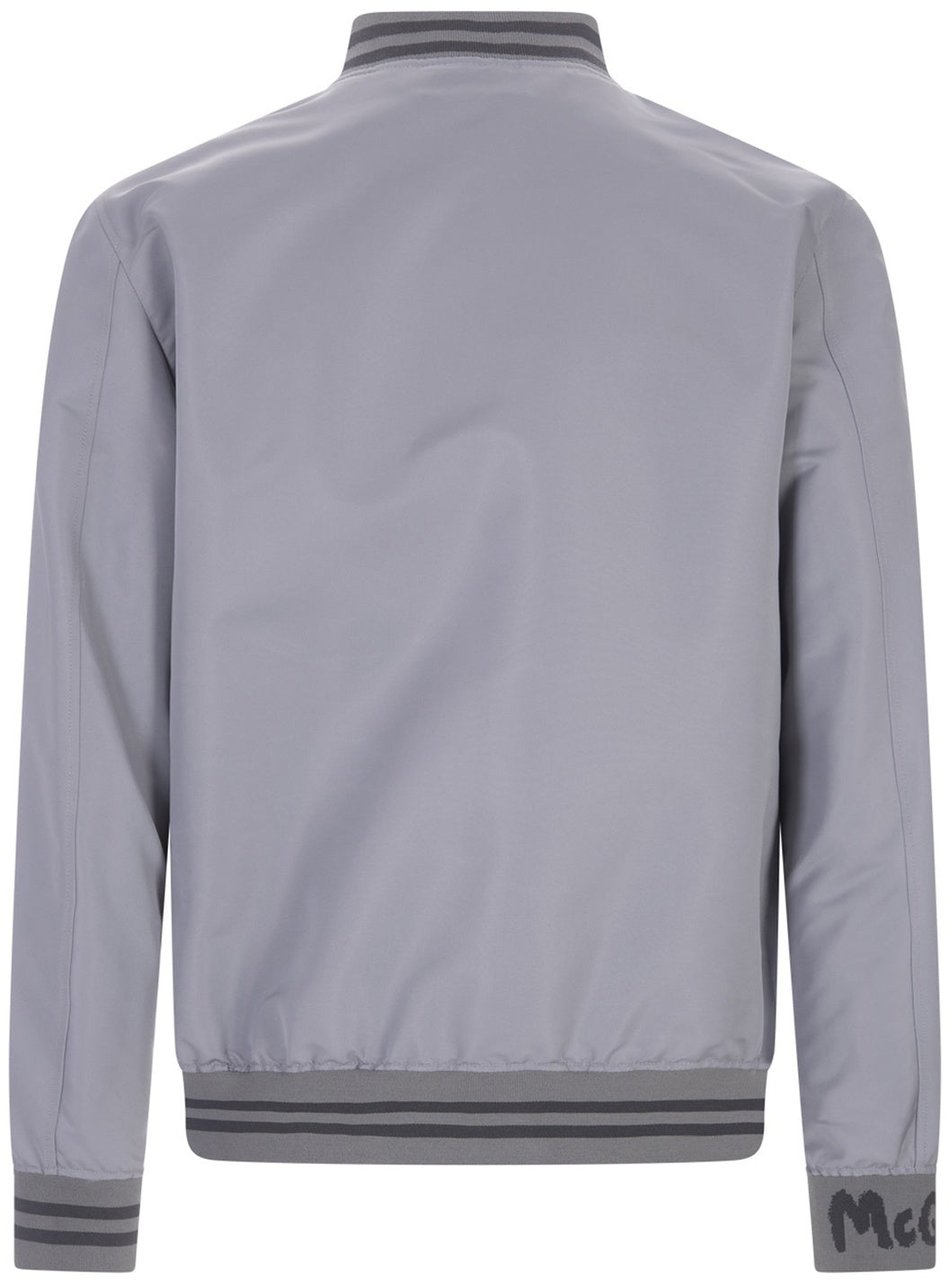 Alexander McQueen Alexander McQueen Bomber Jacket Grijs