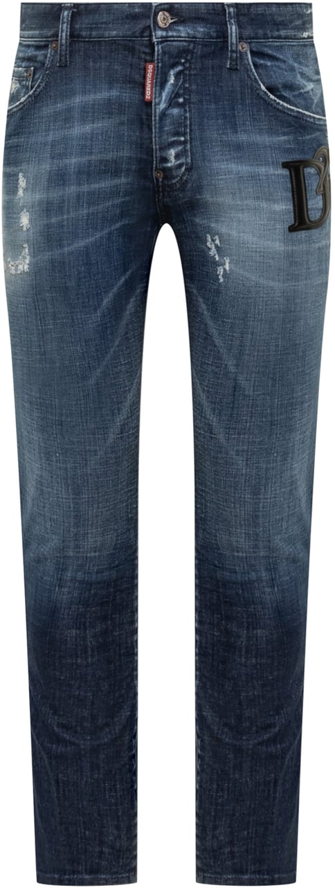 Dsquared2 Dsquared2 Stretch denim Skater Jean jeans Blauw