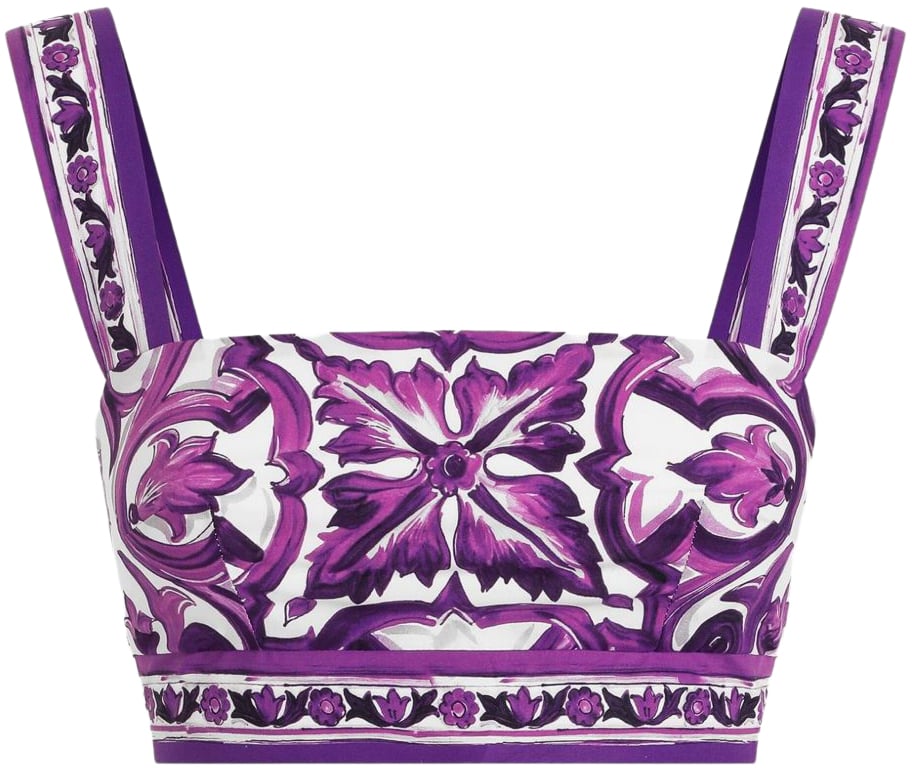 Dolce & Gabbana Top Purple Paars